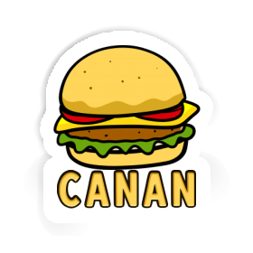 Canan Sticker Hamburger Image