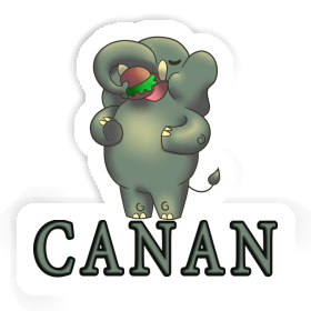 Canan Sticker Hamburger Image