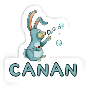 Sticker Soap Bubbles Rabbit Canan Image