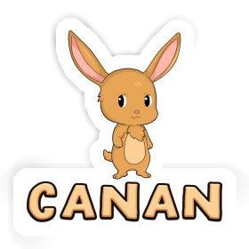 Canan Sticker Easter Bunny Image