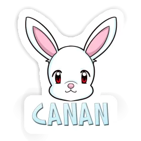 Sticker Canan Rabbithead Image