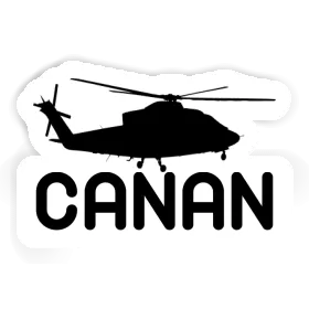 Canan Sticker Helicopter Image