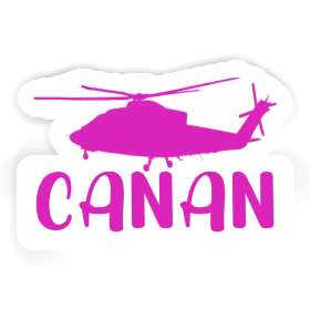 Sticker Canan Helicopter Image