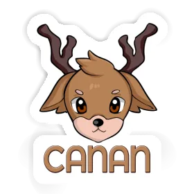 Sticker Canan Deerhead Image