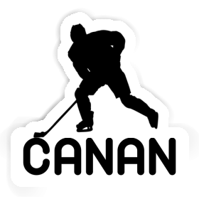 Canan Autocollant Joueur de hockey Image