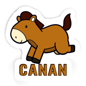 Horse Sticker Canan Image