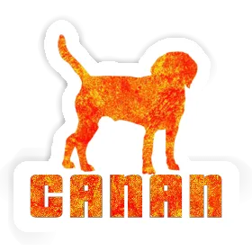 Autocollant Canan Chien Image