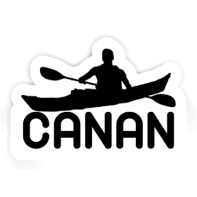 Canan Sticker Kayaker Image