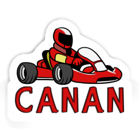 Sticker Canan Kart Driver Image