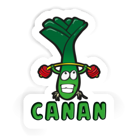 Sticker Weight Lifter Canan Image