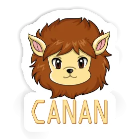 Sticker Canan Lion Image