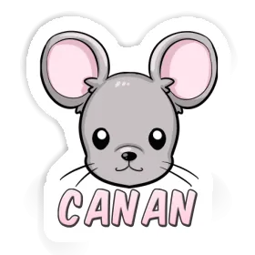 Sticker Canan Mousehead Image