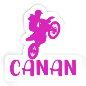 Sticker Motocross Rider Canan Image