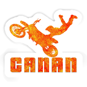 Sticker Motocross Rider Canan Image