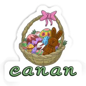 Easter basket Sticker Canan Image