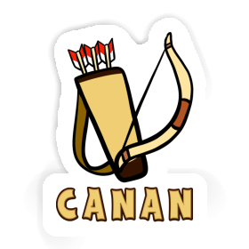 Arrow Bow Sticker Canan Image