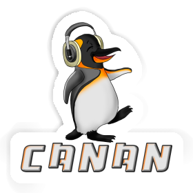 Sticker Canan Music Penguin Image