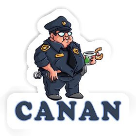 Sticker Police Officer Canan Image