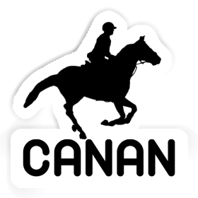 Sticker Horse Rider Canan Image