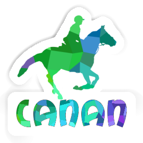 Canan Sticker Horse Rider Image