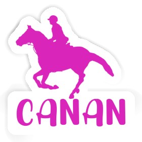 Sticker Horse Rider Canan Image