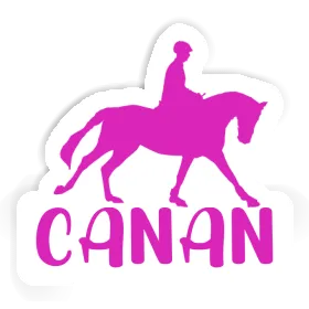 Canan Sticker Horse Rider Image