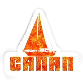 Sticker Sailboat Canan Image