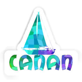 Sticker Canan Sailboat Image