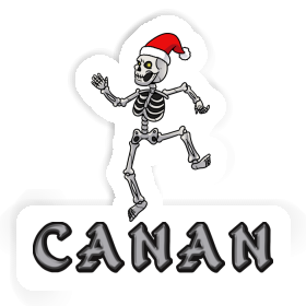 Canan Sticker Christmas Skeleton Image