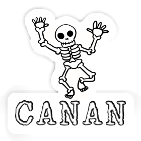 Sticker Canan Skeleton Image