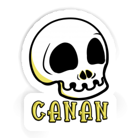 Skull Sticker Canan Image