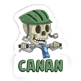 Bicycle Rider Sticker Canan Image