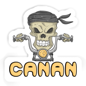 Canan Sticker Motorbike Rider Image