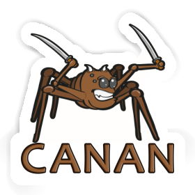 Sticker Fighting Spider Canan Image