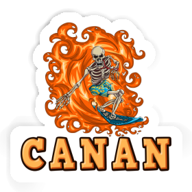 Canan Sticker Surfer Image