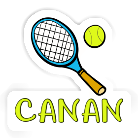 Sticker Tennis Racket Canan Image