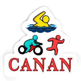 Triathlete Sticker Canan Image