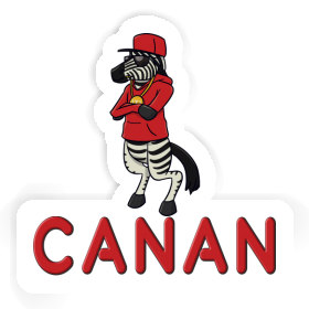 Canan Sticker Zebra Image