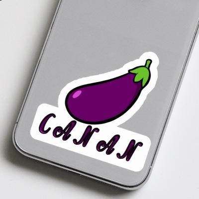 Eggplant Sticker Canan Image