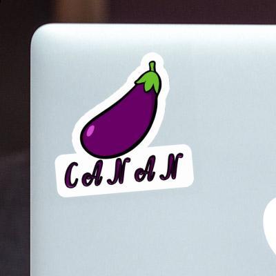 Eggplant Sticker Canan Gift package Image