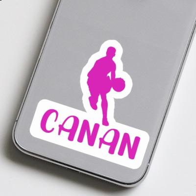 Canan Autocollant Joueur de basket-ball Laptop Image