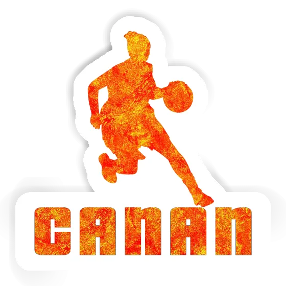 Canan Aufkleber Basketballspielerin Image