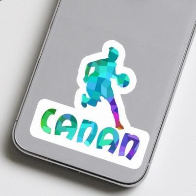 Canan Sticker Basketballspielerin Laptop Image