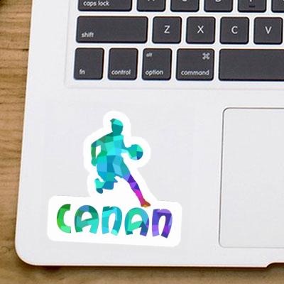 Canan Sticker Basketballspielerin Notebook Image