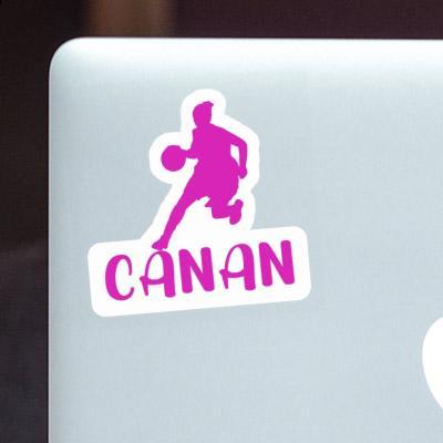 Sticker Canan Basketball Player Notebook Image