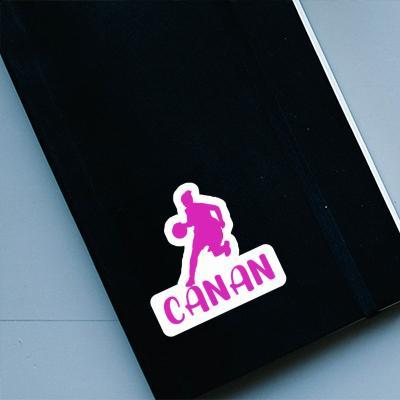 Sticker Canan Basketball Player Notebook Image