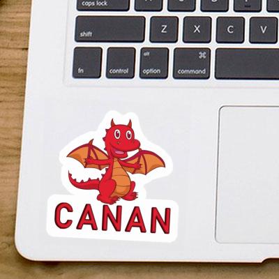 Baby-Drache Sticker Canan Laptop Image