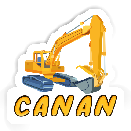 Excavator Sticker Canan Image