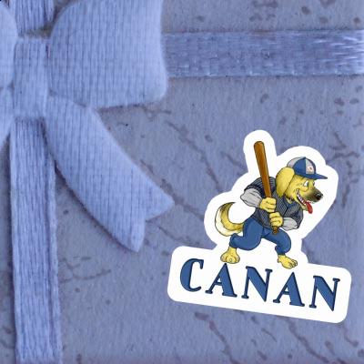 Baseball Dog Sticker Canan Gift package Image