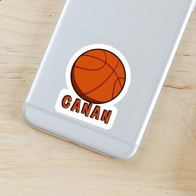 Autocollant Canan Basket-ball Laptop Image